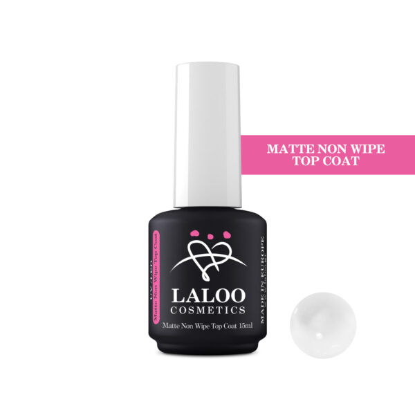 Laloo Matte Non Wipe Top Coat 15ml