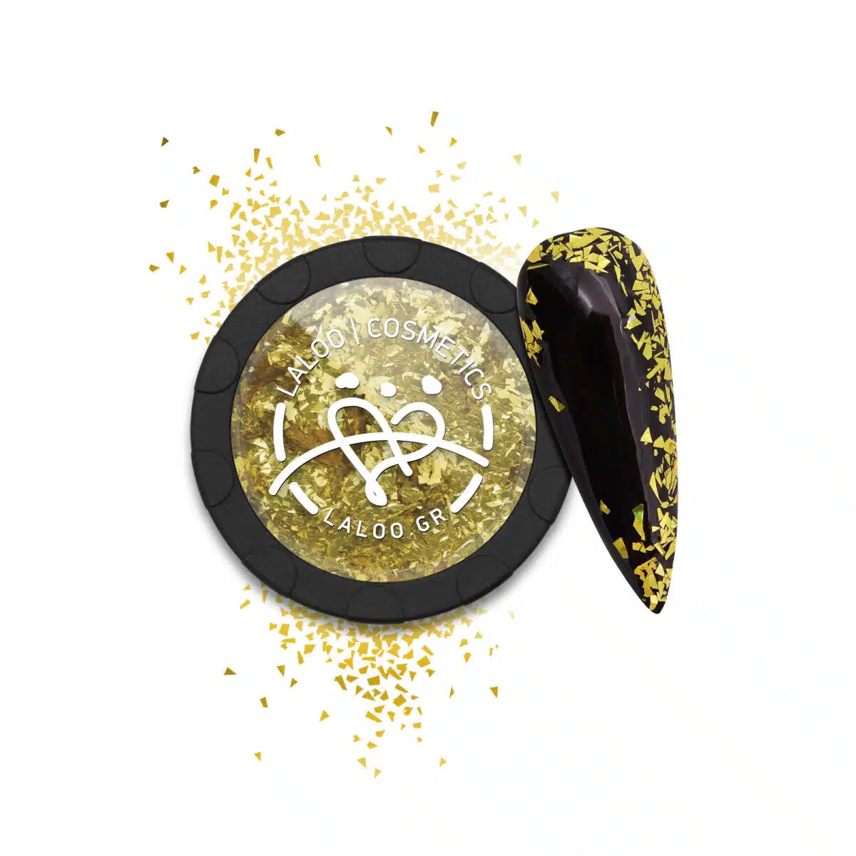 Laloo Metallic Flakes No.1 - Gold