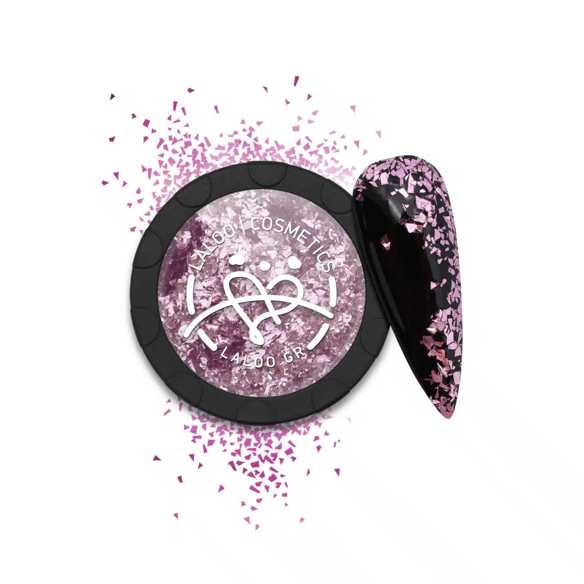 Laloo Metallic Flakes No.3 - Purple