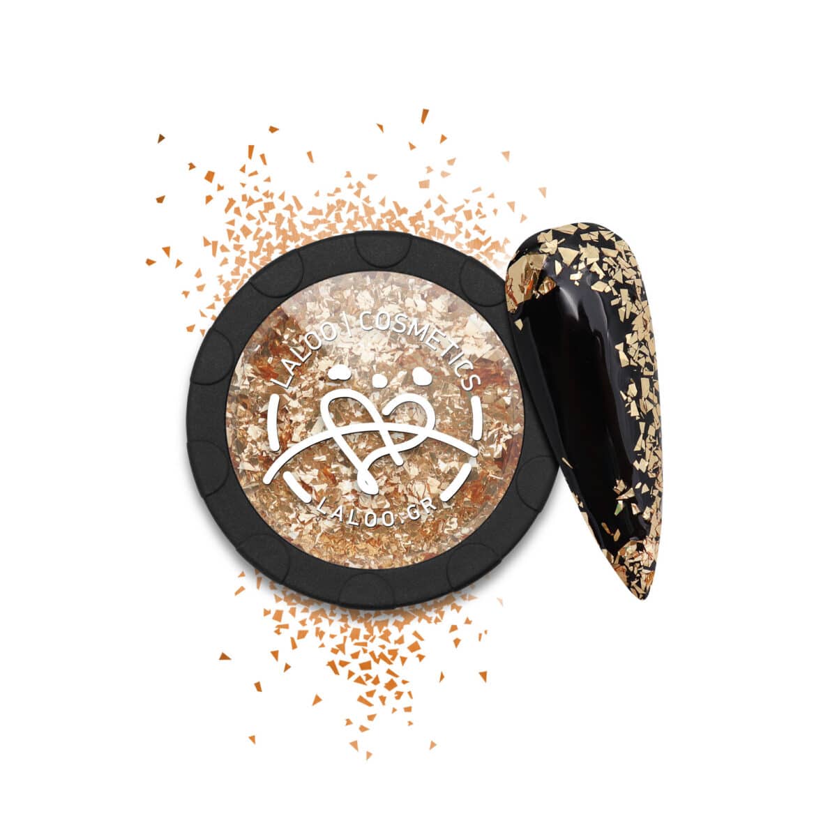 Laloo Metallic Flakes No.6 - Bronze