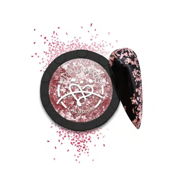 Laloo Metallic Flakes No.7 - Pink