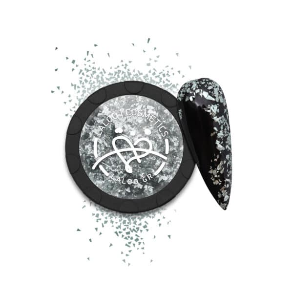Laloo Metallic Flakes No.9 - Silver