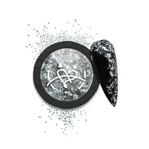 Laloo Metallic Flakes No.9 - Silver