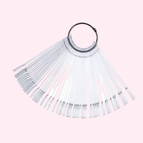 Nail Color Pop Ring 50st. transparant