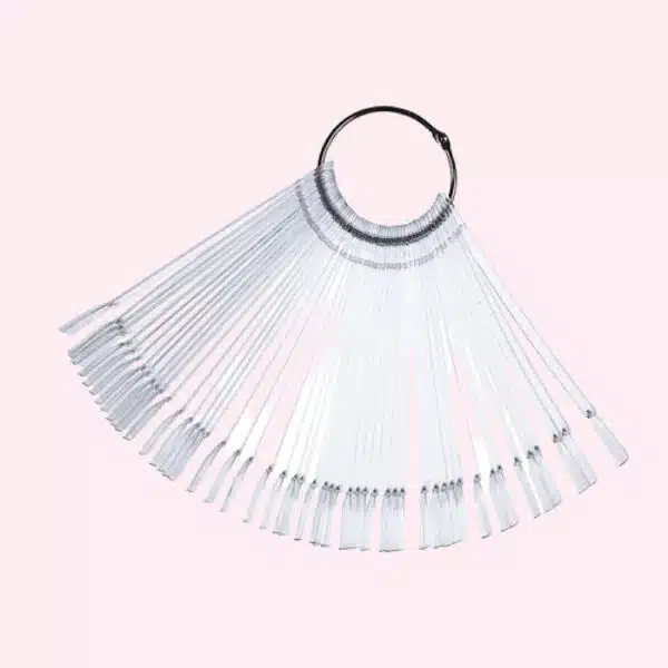 Nail Color Pop Ring 50st. transparant