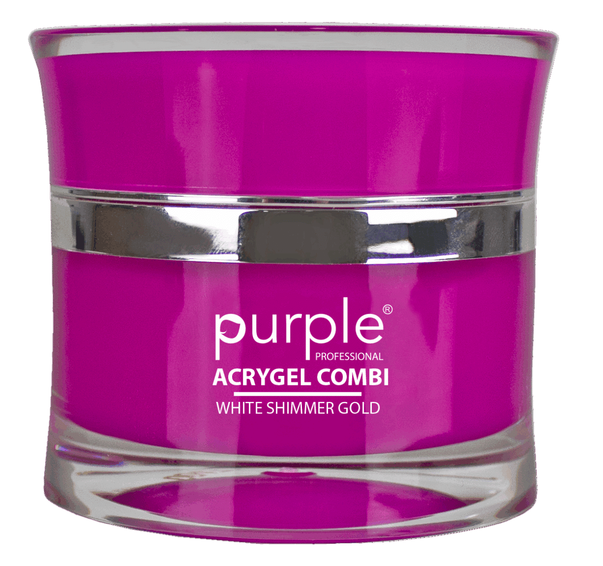 Purple Professional ACRYGEL Combi White Shimmer Gold 50gr