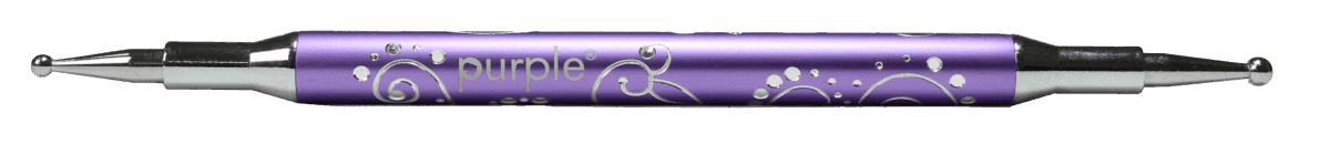 Purple Professional Dotting Tool #04 (metalen handle) Purple Professional Dotting Tool #04 (metalen handle)