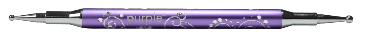 Purple Professional Dotting Tool #04 (metalen handle)