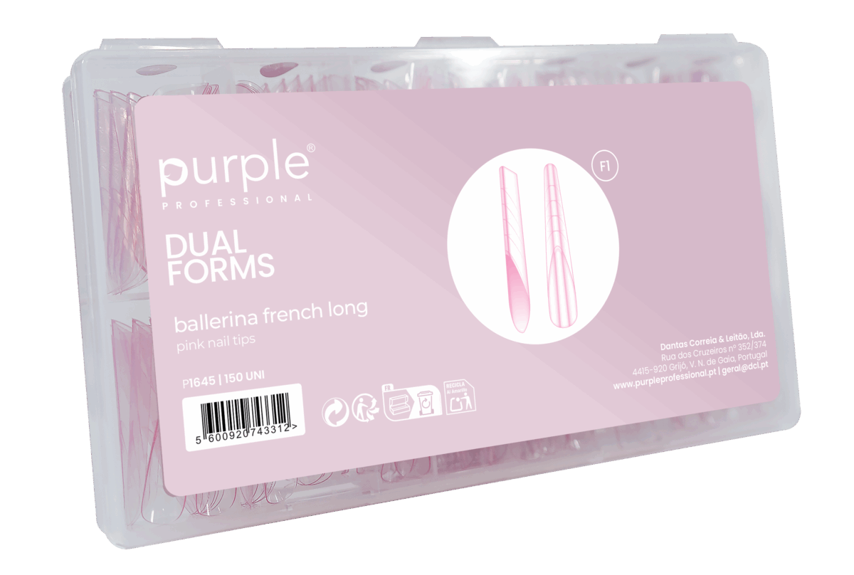 Purple Professional Dual Forms Ballering French Long 150st. (P1645)