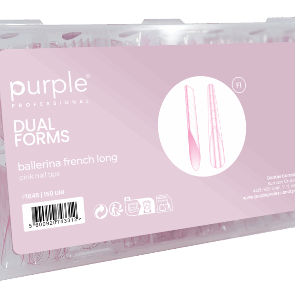 Purple Professional Dual Forms Ballering French Long 150st. (P1645)