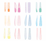 Purple Professional Dual Forms Mix 296st. (P1643)