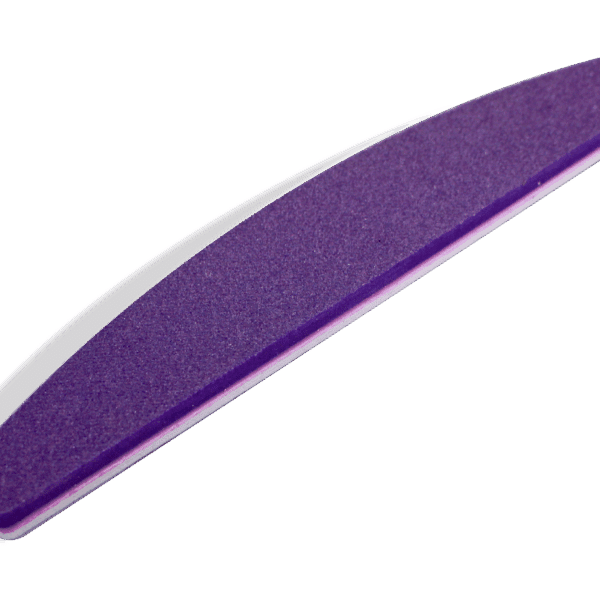Purple Professional Dual Nail File Moon With Ruler 100/180 (P3093)