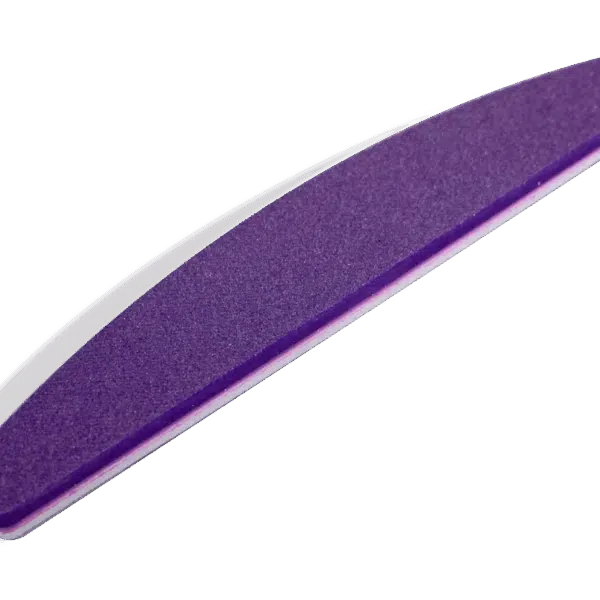 Purple Professional Dual Nail File Moon With Ruler 100/180 (P3093)