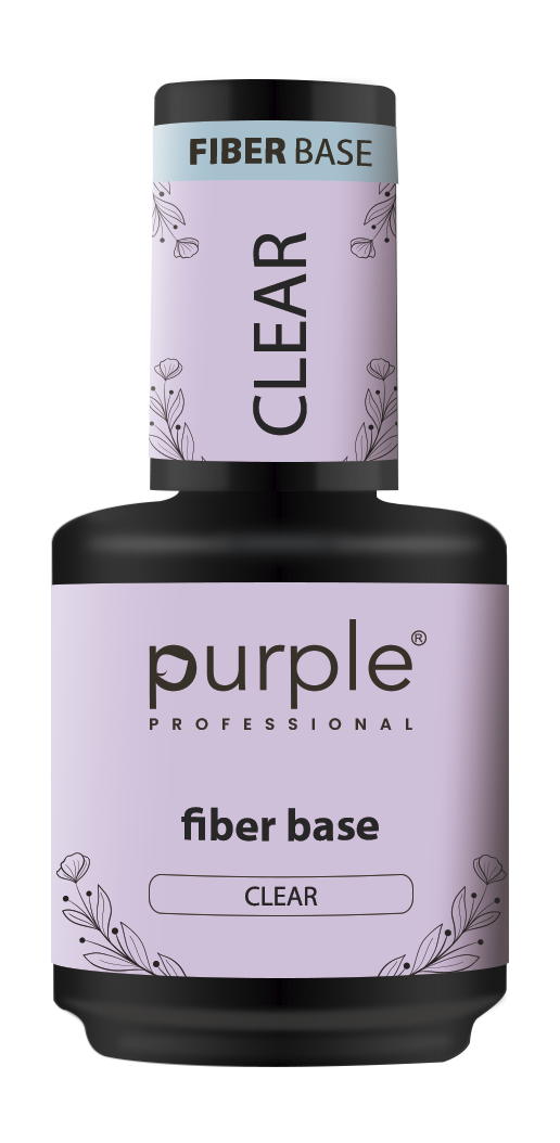 Purple Professional Fiber Base "Clear" 15ml Purple Professional Fiber Base "Clear" 15ml