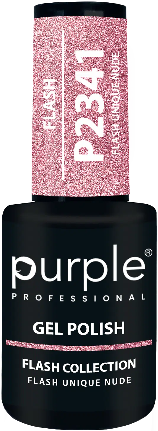Purple Professional Gel Polish Flash Unique Nude 10ml (P2341) Purple Professional Gel Polish Flash Unique Nude 10ml (P2341)