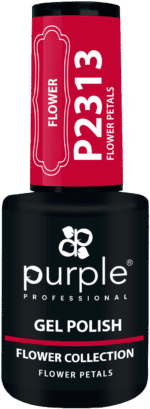 Purple Professional Gel Polish Flower Petals 10ml (P2313)