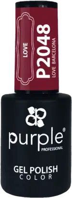 Purple Professional Gel Polish Love Barcelona 10ml (P2048)