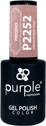 Purple Professional Gel Polish Precious Rose Gold 10ml (P2252)