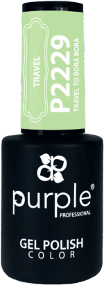 Purple Professional Gel Polish Travel To Bora Bora 10ml (P2229)