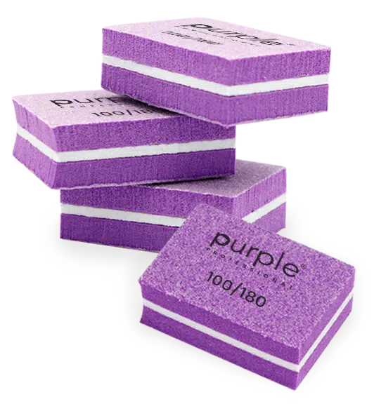 Purple Professional Mini Buffer 100/180 grit (P401)