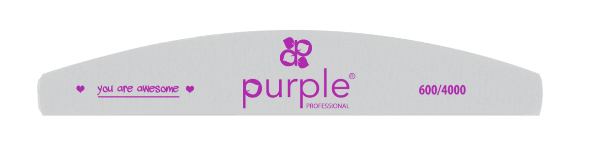 Purple Professional Nagel Buffer Brightening 600/4000 Purple Professional Nagel Buffer Brightening 600/4000