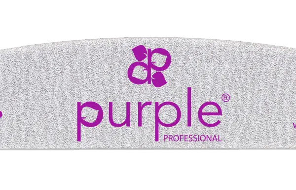 Purple Professional Nail File Moon 100/180 Japanese Paper (P3005)