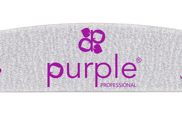 Purple Professional Nail File Moon 100/180 Japanese Paper (P3005)
