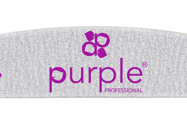 Purple Professional Nail File Moon 150/180 Japanese Paper (P3006)