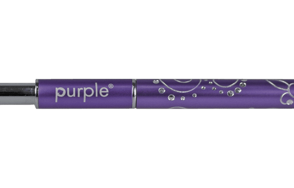 Purple Professional Nylon Nailart Penseel #000 (metalen handle)(P1544)