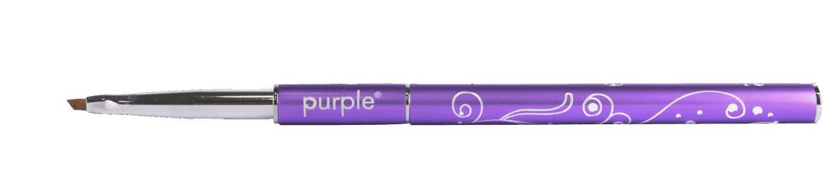 Purple Professional Nylon One Stroke Penseel XS 3mm/4mm (metalen handle) (P770)