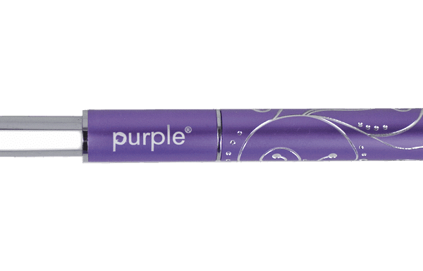 Purple Professional Oval Acrylic Brush 100% Kolinsky #8 ( metalen handle) (P1532)