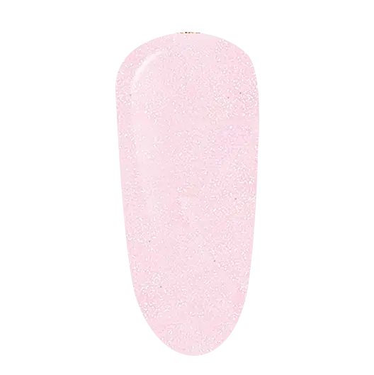 Purple Professional Wonderful Shine Milky Pink Shimmer No Wipe Top Coat 15ml (P461)