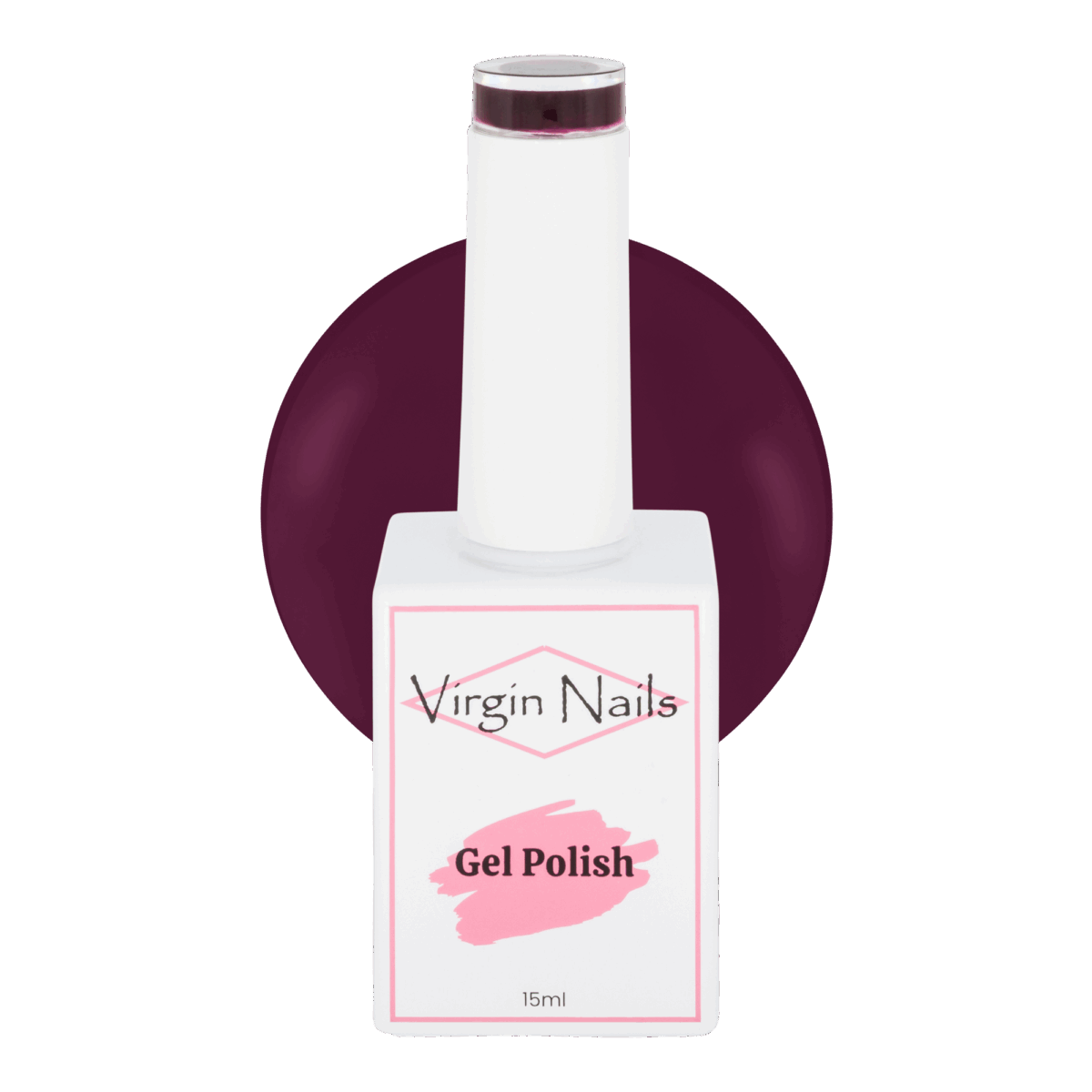 Virgin Nails Gelpolish "Crimson Spell" HEMA vrij