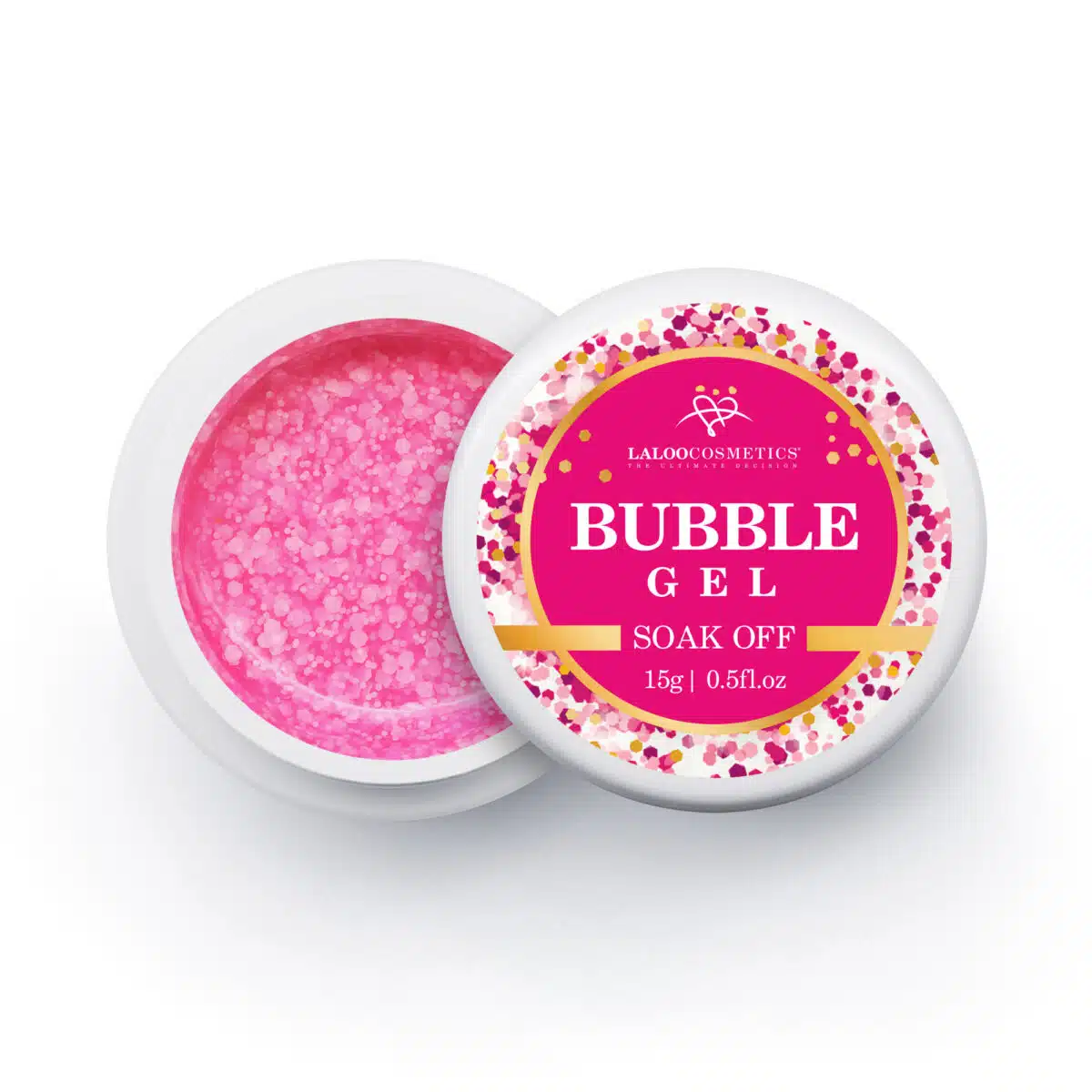 Laloo Bubble Gel no.3 - Pink