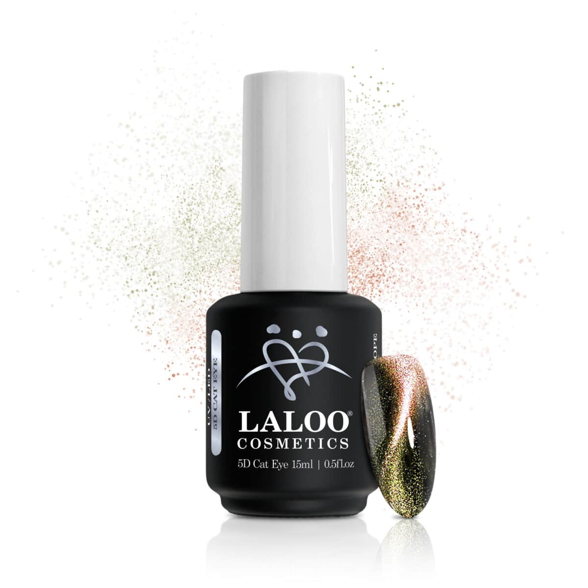 Laloo Gelpolish Cat Eye 5D No.08 Olive Gold - 15ml