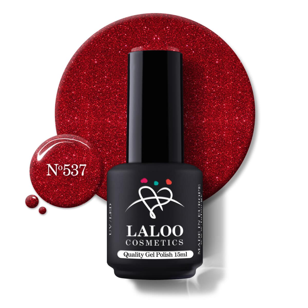 Laloo Gelpolish Holly Jolly no.537 - 15ml Laloo Gelpolish Holly Jolly no.537 - 15ml