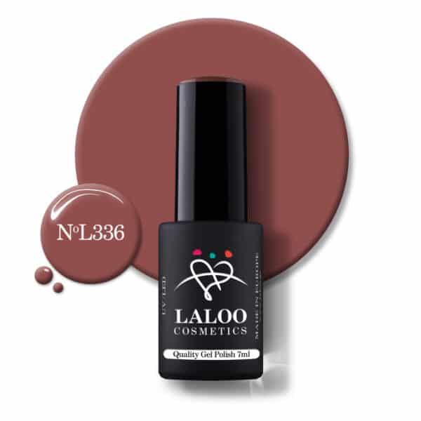 Laloo Gelpolish Nude Brown Red no.336 - 7ml