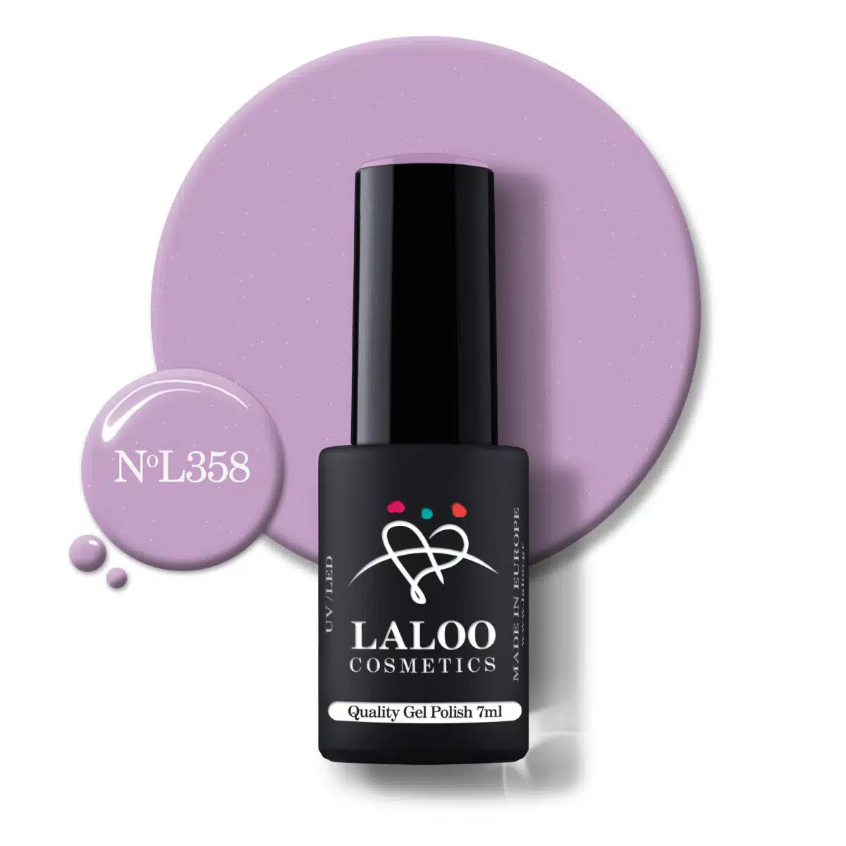 Laloo Gelpolish Shimmering Light Purple no.358 - 7ml