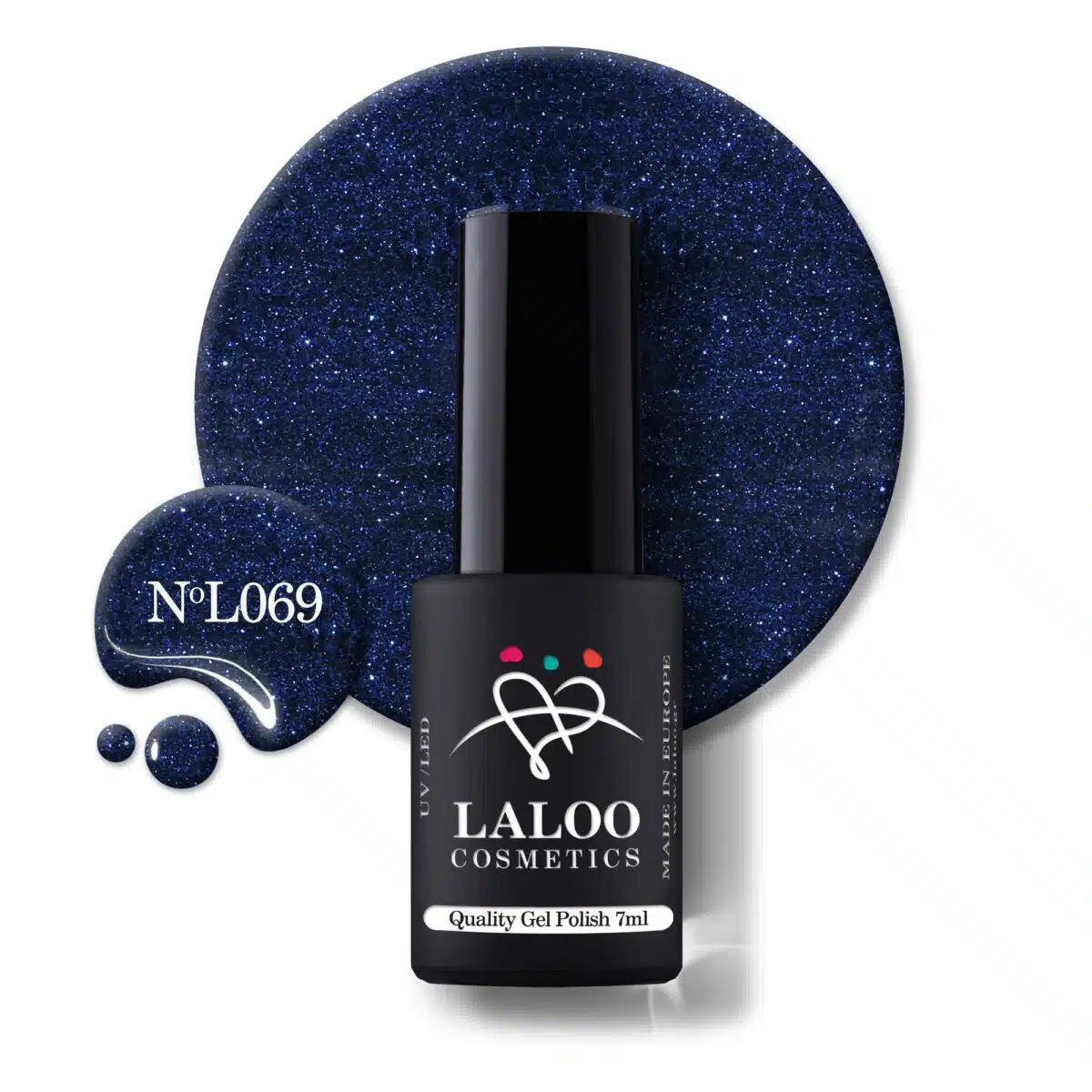 Laloo Gelpolish Shimmering Midnight Blue no.69 - 7ml Laloo Gelpolish Shimmering Midnight Blue no.69 - 7ml