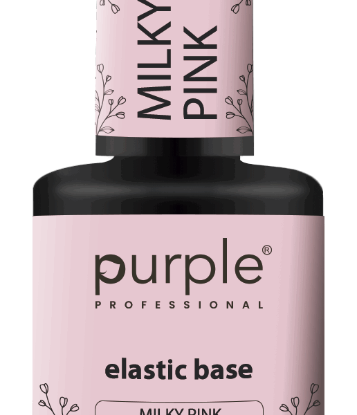 Purple Professional Elastic Base "Milky Pink" 15ml