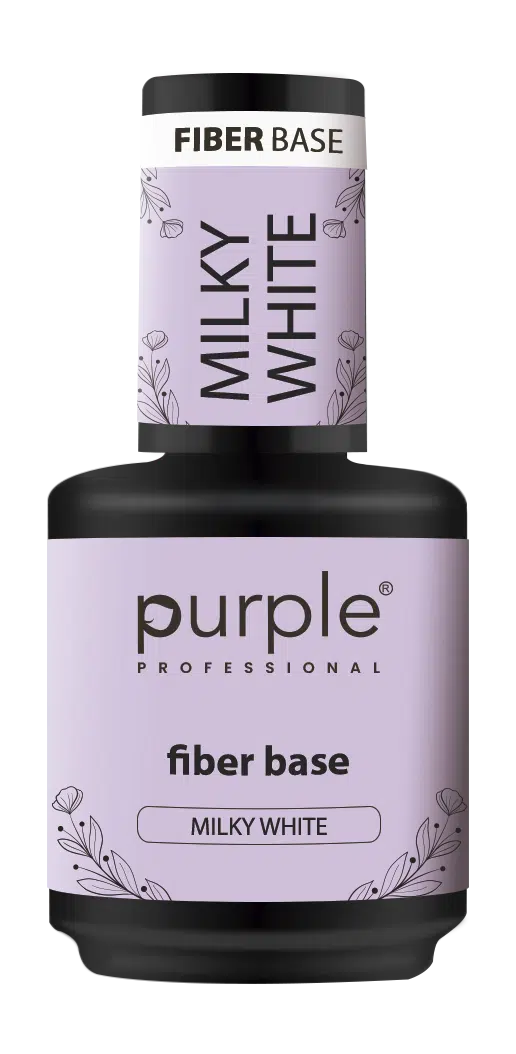 Purple Professional Fiber Base "Milky White" 15ml Purple Professional Fiber Base "Milky White" 15ml