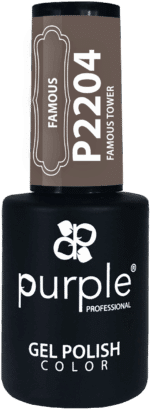 Purple Professional Gel Polish Famous Tower 10ml (P2204)