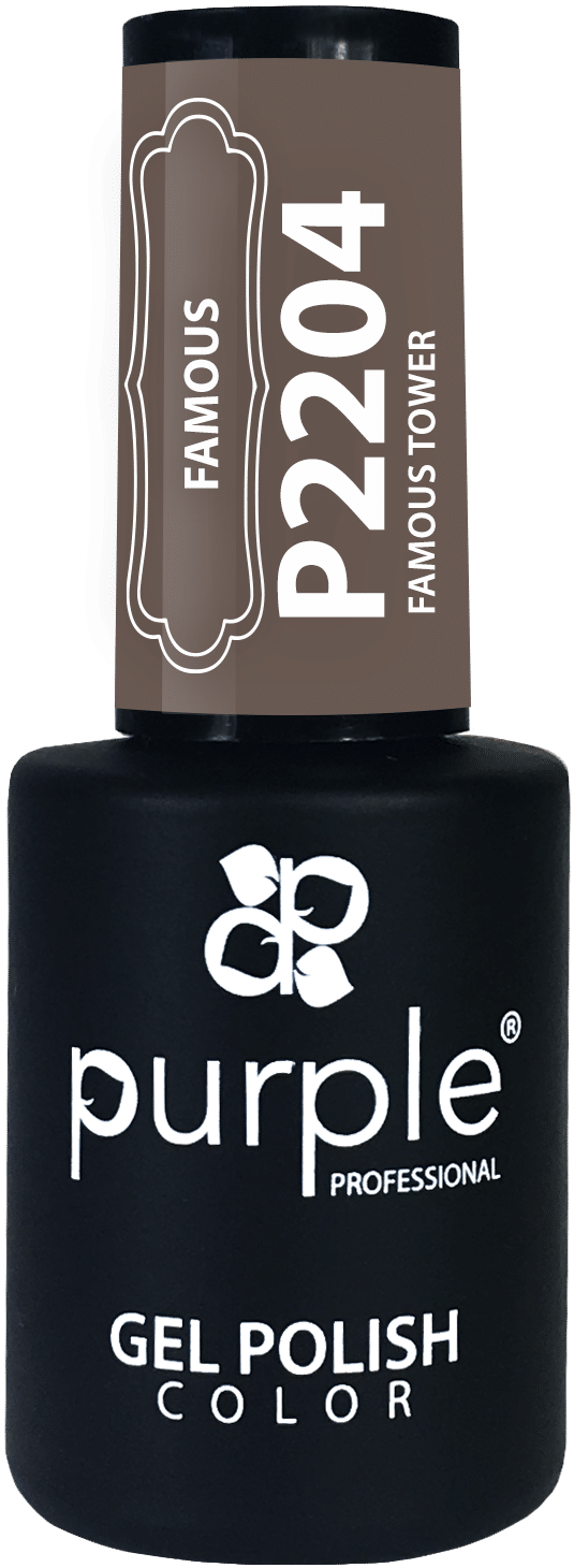 Purple Professional Gel Polish Famous Tower 10ml (P2204) Purple Professional Gel Polish Famous Tower 10ml (P2204)