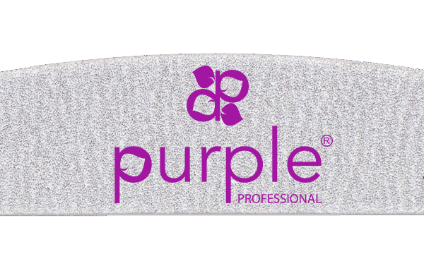 Purple Professional Nail File Moon 180/220 Japanese Paper (P3008)