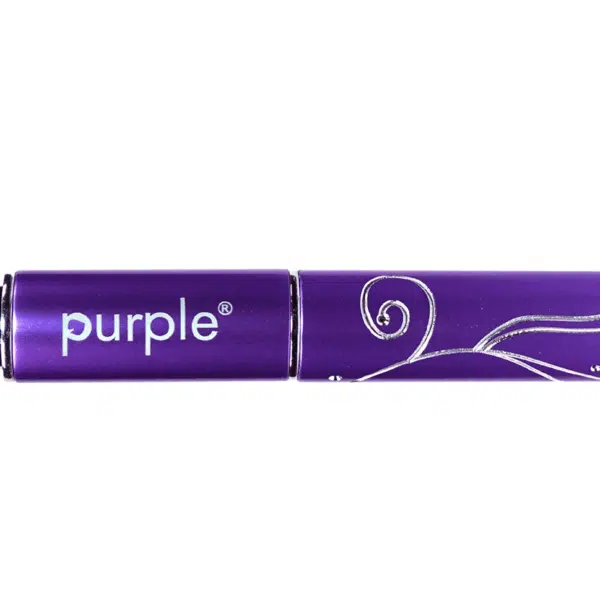 Purple Professional Oval Acrylic Brush 100% Racoon #8 ( metalen handle) P532