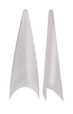 Purple Professional XXL Extra Long Stiletto Tips - Clear 360st.