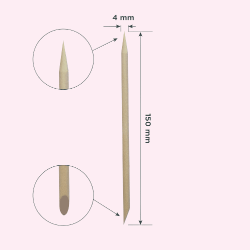 Staleks Orange Sticks Manicure 150mm (DOS-10/100)