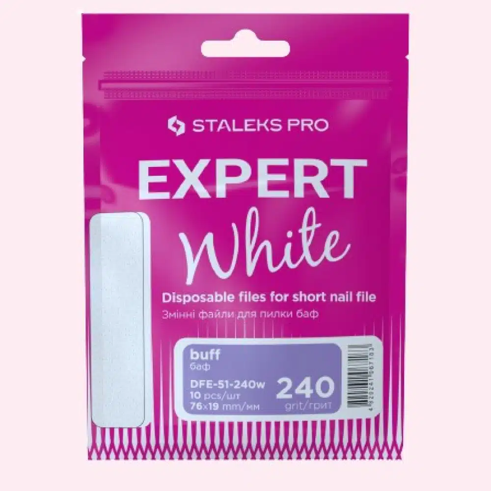 Staleks Vervangbare Buffer 240grit 10st. (DFE-51-240W) Staleks Vervangbare Buffer 240grit 10st. (DFE-51-240W)