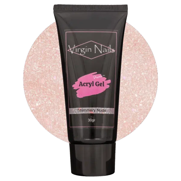 Virgin Nails Acryl Gel Premium "Shimmery Nude" 30gr