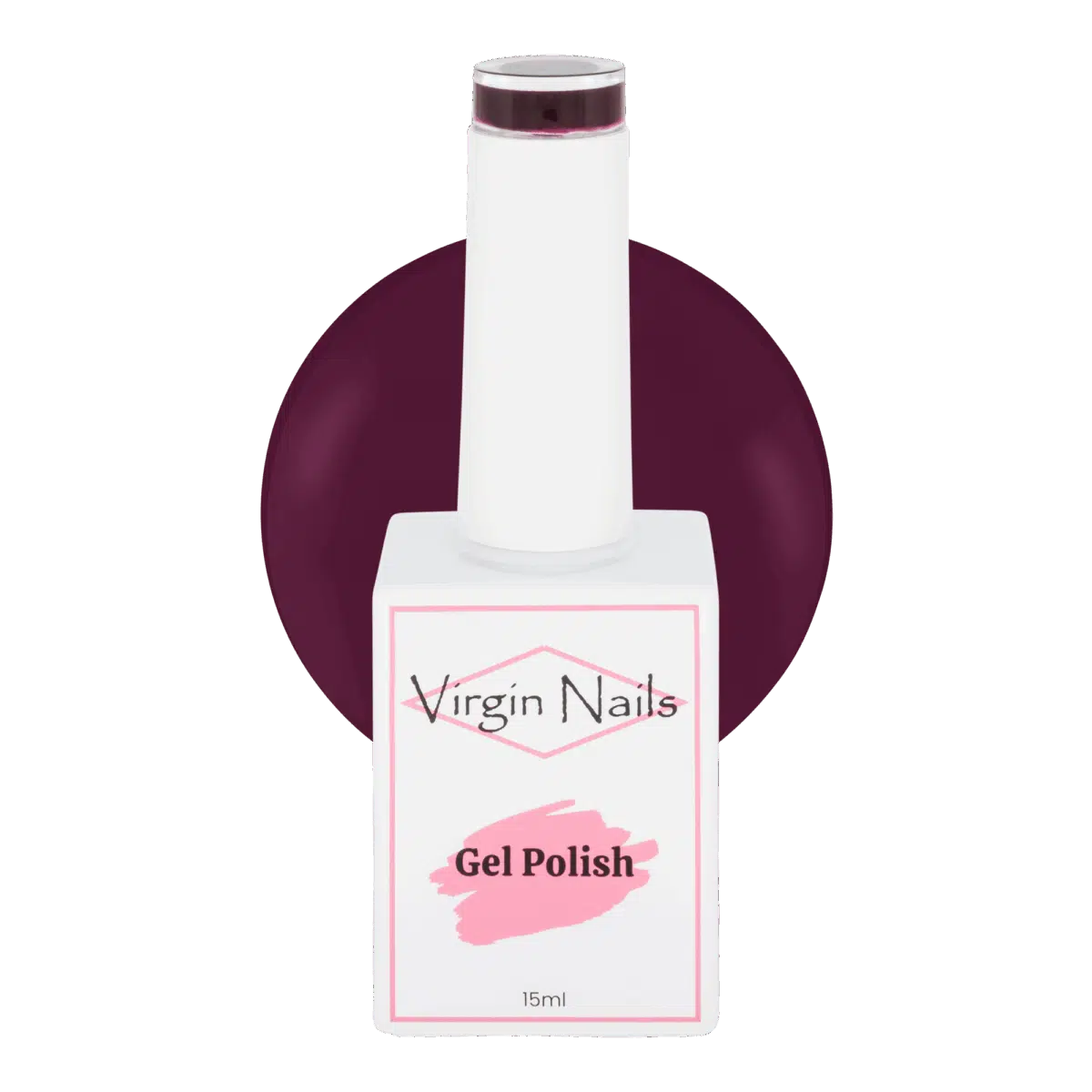 Virgin Nails Gelpolish "Crimson Spell" HEMA vrij